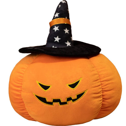 Halloween Black Hat Pumpkin Plushies Stuffed Toys Plushie Depot