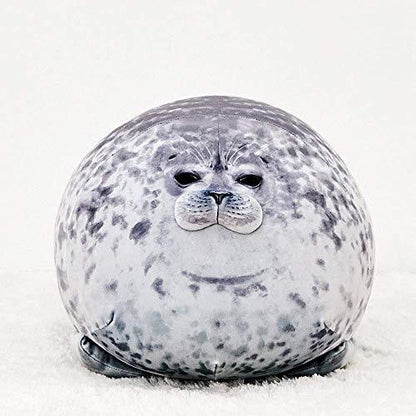 Chubby Blob Seal Stuffed Animal Pillow Stuffed Animals - Plushie Depot