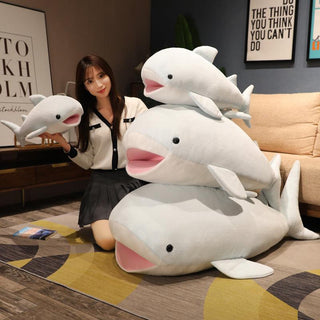 Kawaii Cartoon Whale Hug Pillows - Plushie Depot