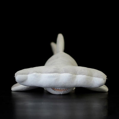 Realistic Gray Hammerhead Shark Soft Plush Toy Plushie Depot