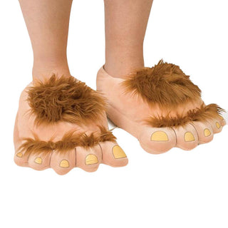Trendy funny retro savage plush slippers Plushie Depot
