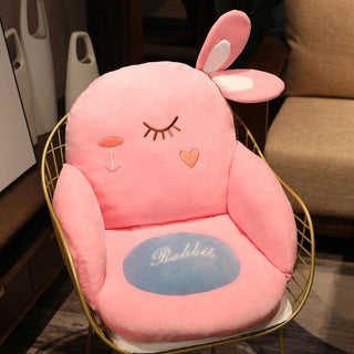 Kawaii Animals Seat Pillows Pink Plushie Depot