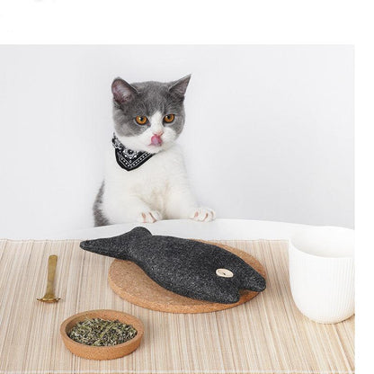 Black Fish Catnip Funny Pet Toy Pet Toys - Plushie Depot