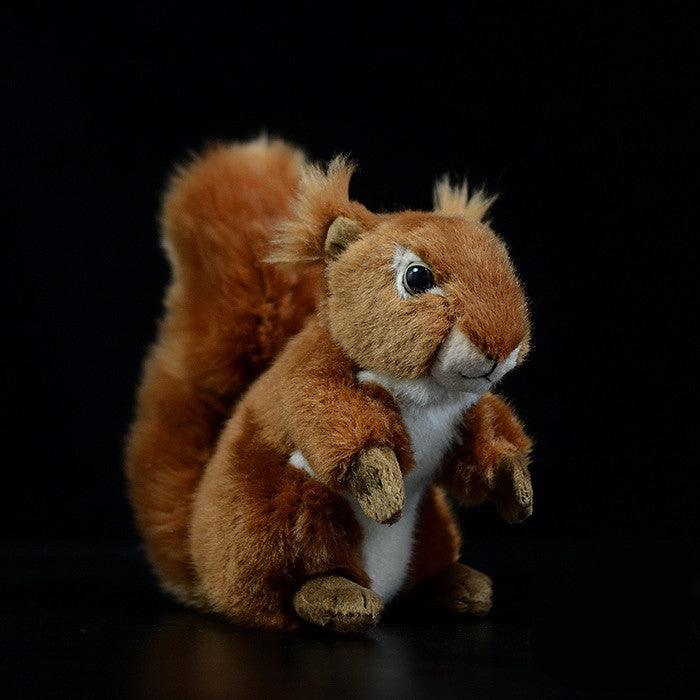 Realistic Exquisite Red Squirrel Plush Toy Squirrel 6" Plushie Depot