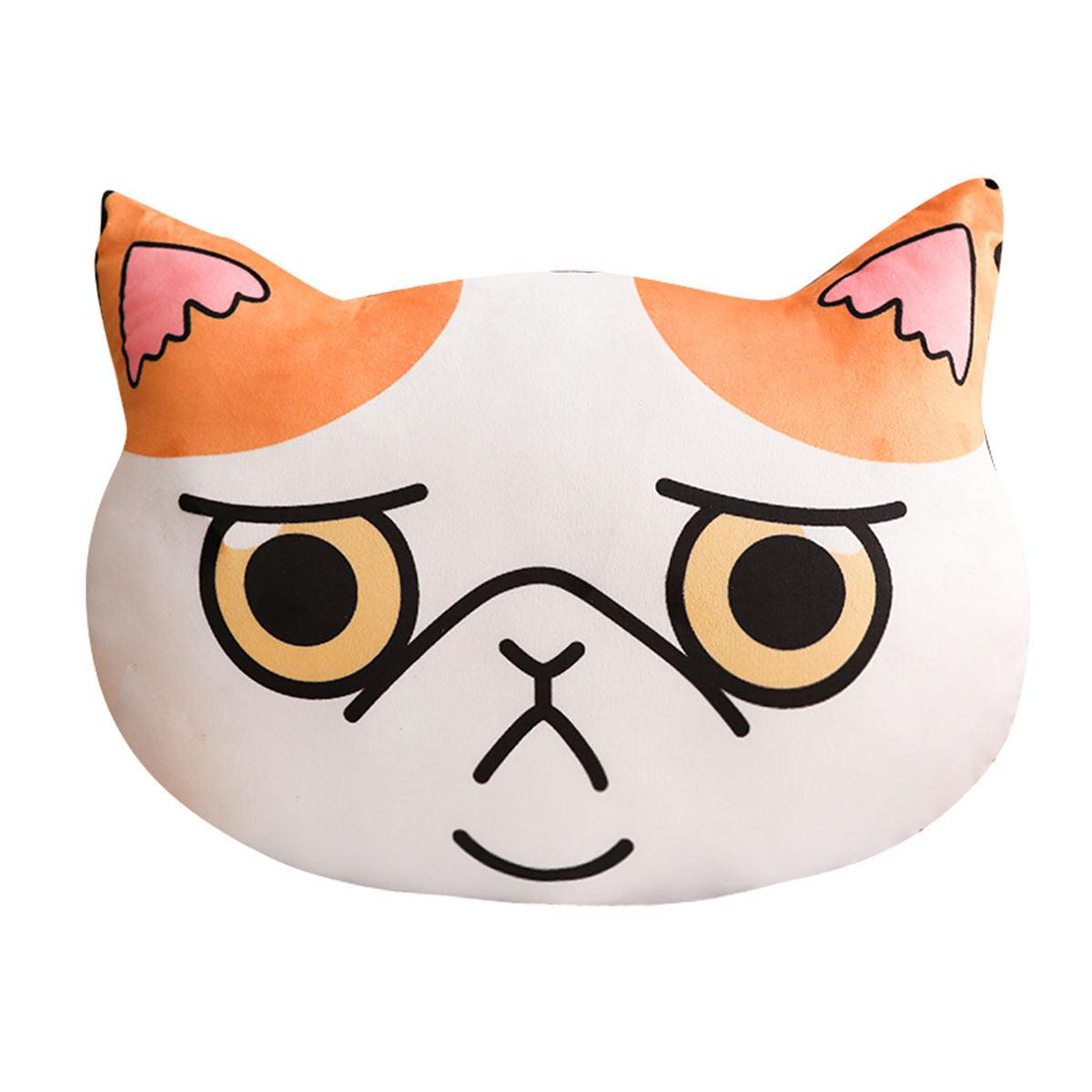 Cute cartoon cat pillow plush toy 7 style 45×30cm Plushie Depot