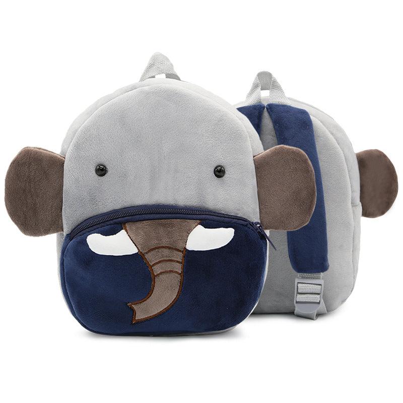 Cute Animal Plush Backpacks, Cartoon Book Bags for Children Elephant Bags Plushie Depot