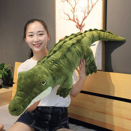 Cute Realistic Crocodile Plush Pillow Stuffed Animals Plushie Depot