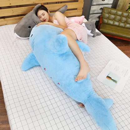 Ferocious Shark plush pillow Plushie Depot