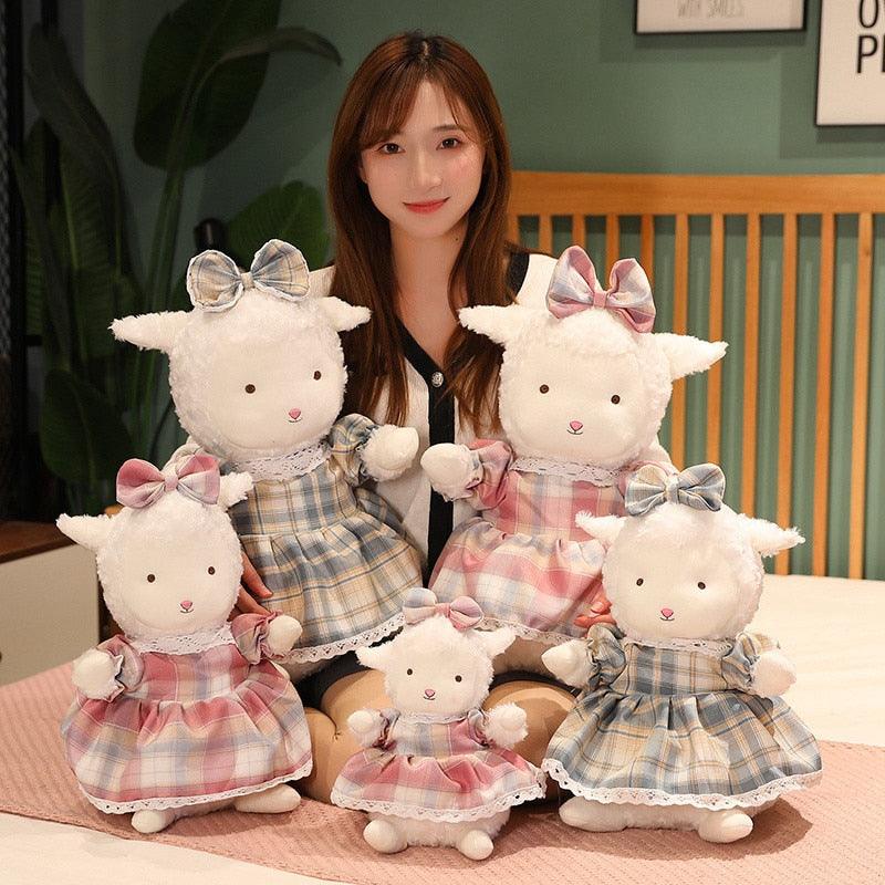 Cartoon Sheep With Skirts Plush Toy Stuffed Toys - Plushie Depot
