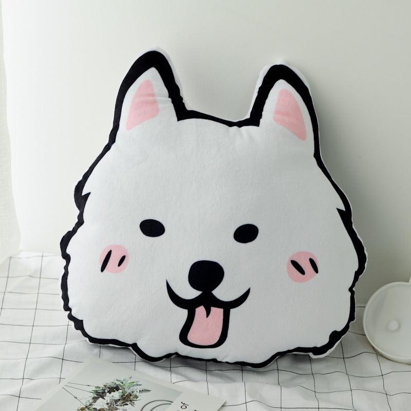 Corgi, Shiba Inu, Husky, Schnauzer Dog Plush Pillows Sammo Plushie Depot