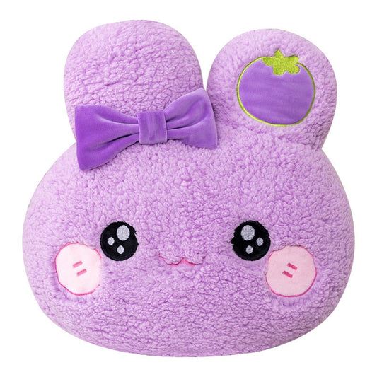 Cuddly Bunny Rabbit Pillow Plushies Purple Pillows Plushie Depot