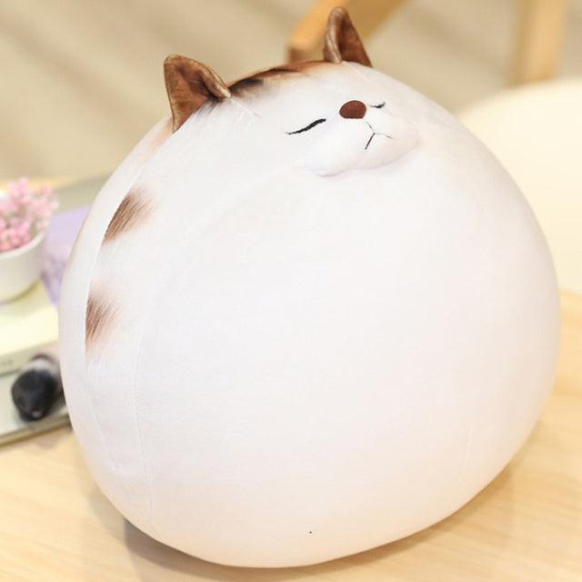 Fat Japanese Cat Plush 12" 04 Pillows Plushie Depot