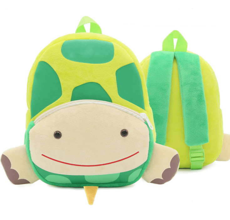 Cute Animal Plush Backpacks, Cartoon Book Bags for Children Turtle Bags Plushie Depot