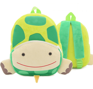 Cute Animal Plush Backpacks, Cartoon Book Bags for Children Turtle Plushie Depot