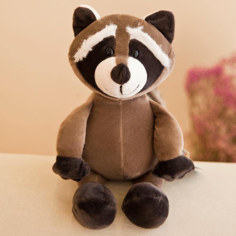 Jungle animal plush toys Raccoon 25cm Plushie Depot