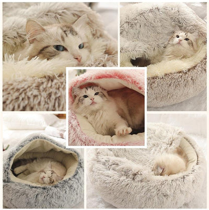 Adorable, Cozy Cave-like Cat Pet Bed Pet Beds Plushie Depot
