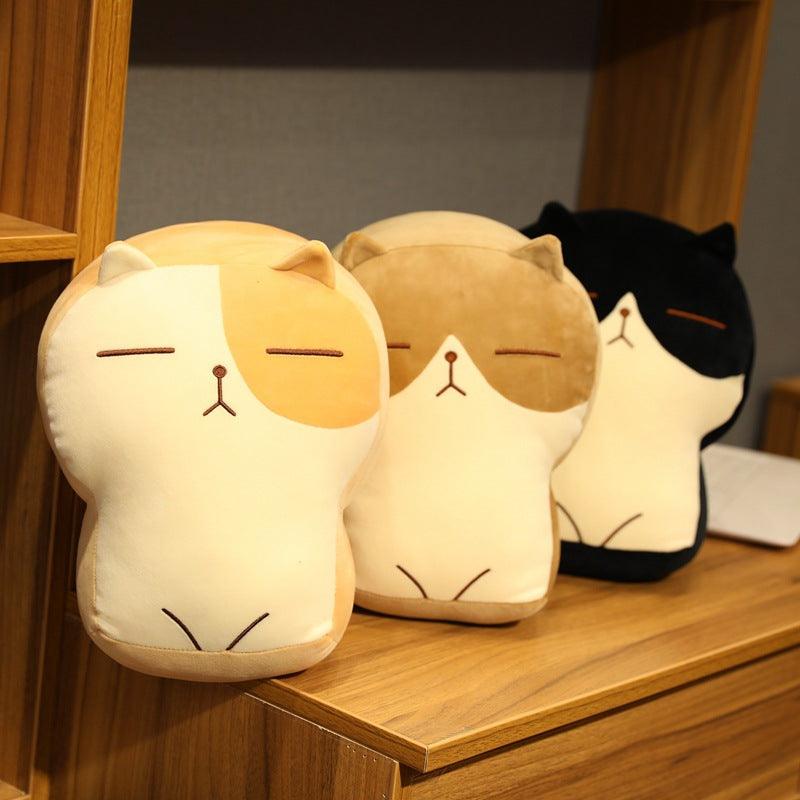 12"-16" Kawaii Cat Plush Pillows Stuffed Animals Plushie Depot