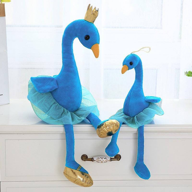 Swan Plush Toy Dolls (Red, Blue and Yellow) - Plushie Depot