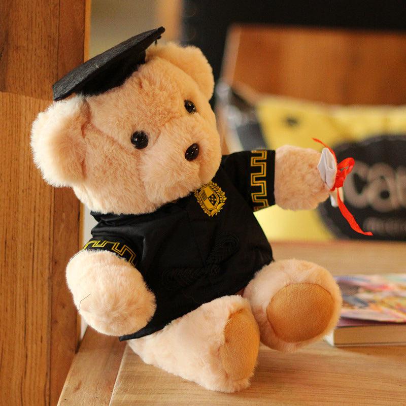 Graduated Doctor Bear Doll Hooded Bear Doll Teddy Bear Plush Toy Teddy bears Plushie Depot