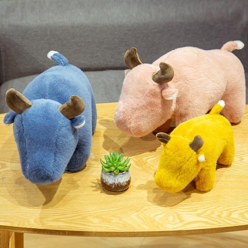 Cute Standing Bull Plushies Stuffed Animals - Plushie Depot