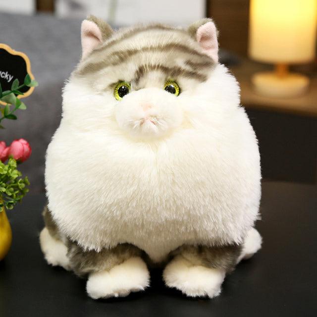 Jade Emperor Cat Plush Toy 9" grey chinchilla Stuffed Toys - Plushie Depot
