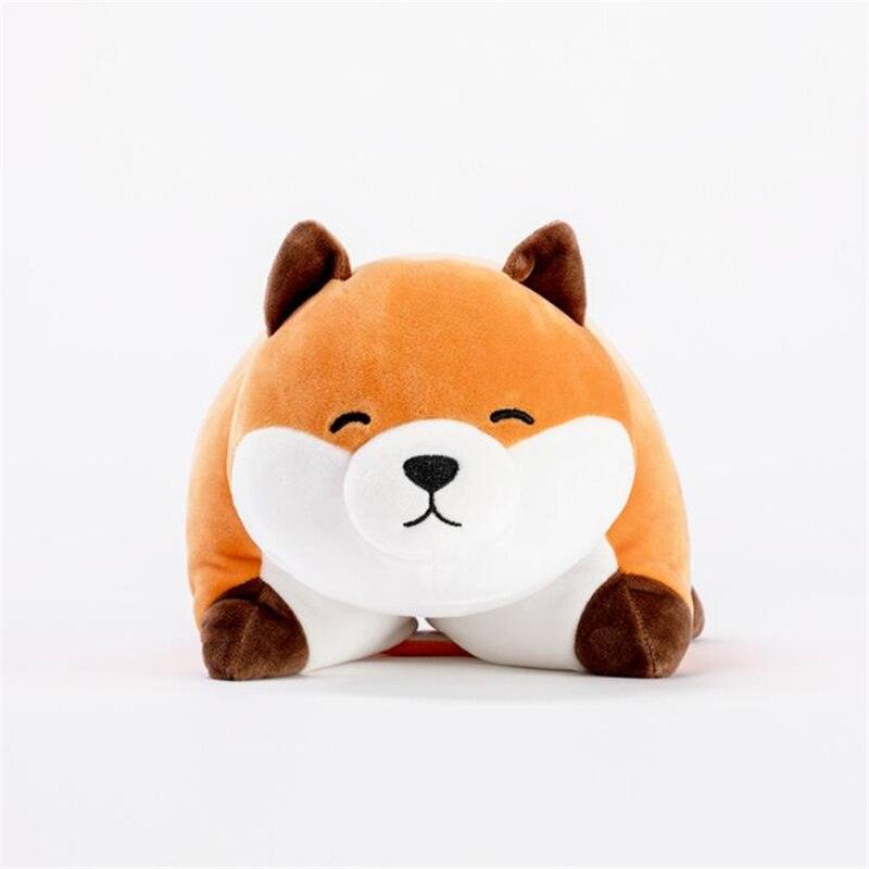Kawaii Fox Plush Pillow Plush Toy Orange 30x25cm Plushie Depot