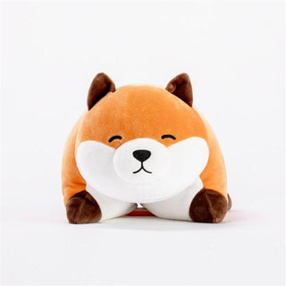 Kawaii Fox Plush Pillow Plush Toy Orange 30x25cm - Plushie Depot