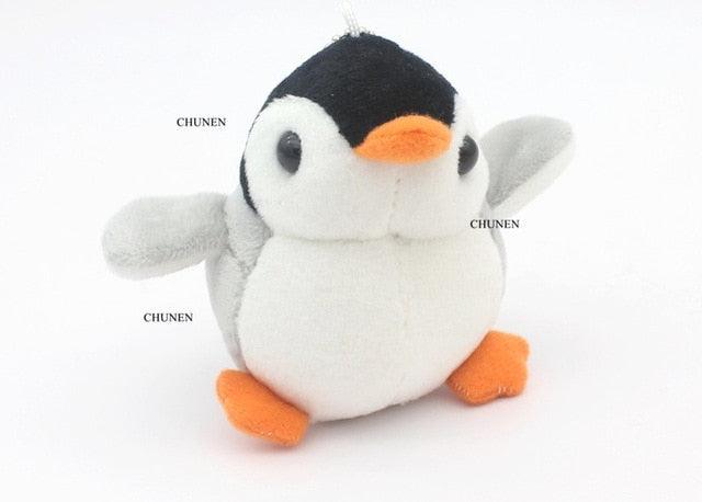 Cute Small Stuffed Penguin Plushies Gray Plushie Depot