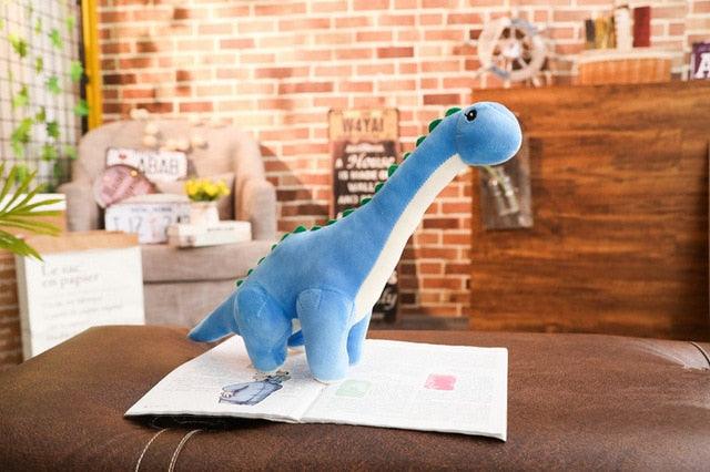 39" Gigantic Tanystropheus Dinosaur Plush Toy Blue Plushie Depot