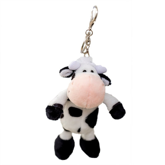 Cute Little Stuffed Cow Keychain Plush Toy Default Title Stuffed Animals - Plushie Depot