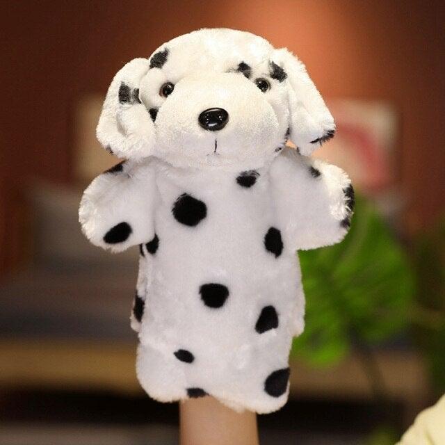 Animal Hand Puppets dog 10” Stuffed Toys Plushie Depot
