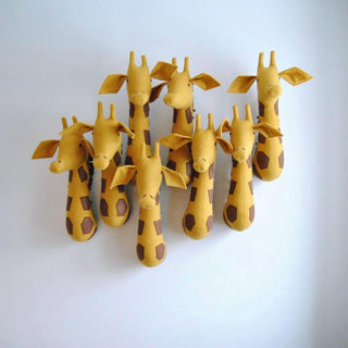 Plush Animal Trophy Head Wall Decor Stuffed Animals - Plushie Depot