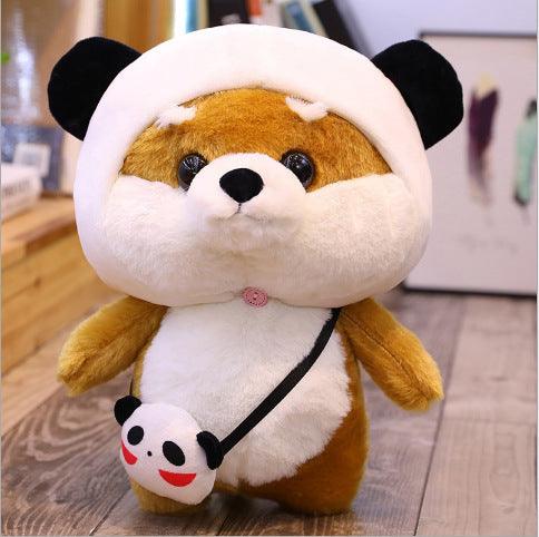 Super Cute Puppy plush toy Bronze Panda - Plushie Depot