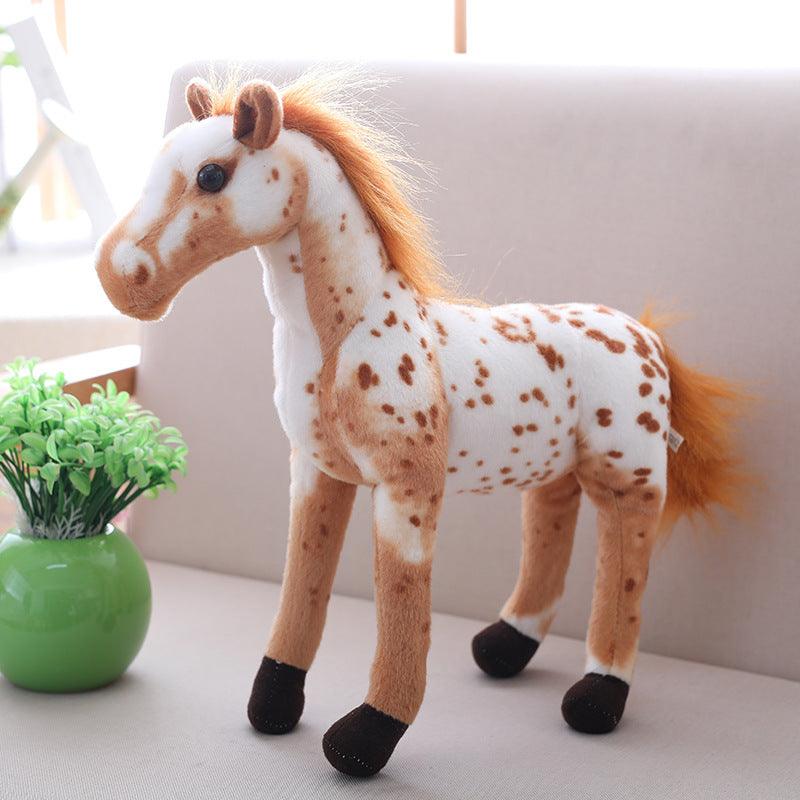 12"-24" Simulation Horse Plush Toys, Great Gifts for Horse Lovers A Stuffed Animals Plushie Depot