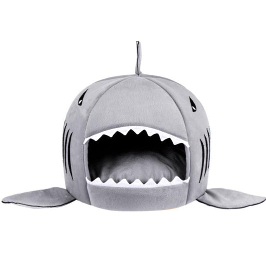 Shark Shaped Pet Bed For Small Dogs & Cats Pet beds - Plushie Depot