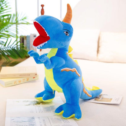 Tyrannosaurus Rex Children's Dinosaur Large Stuffed Plush Toys Blue Plushie Depot