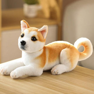 Cute Lifelike Dog Stuffed Animals 12" 3 Plushie Depot
