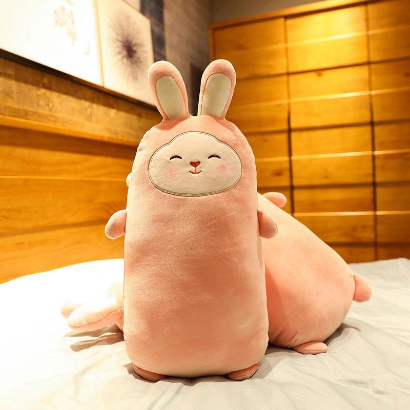 Giant Adorable Rabbit Plush Doll Squinting Plushie Depot