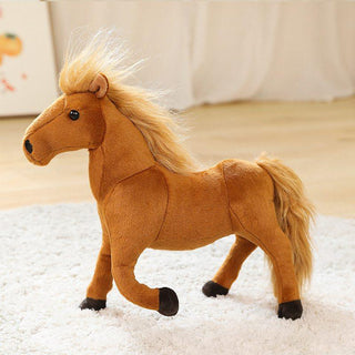 Beautiful Horse Plush Toys 12" brown Plushie Depot