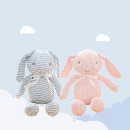 Knitted Baby Comfort Bunny Plushies Plushie Depot