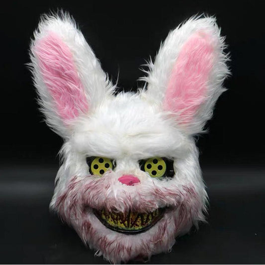 Evil Bloody Bunny Rabbit Halloween Horror Mask Plush - Plushie Depot