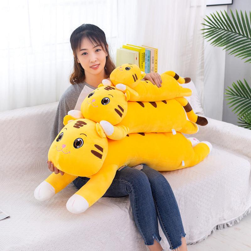 Giant Lying Tiger Plush Toy Long Pillow - Plushie Depot
