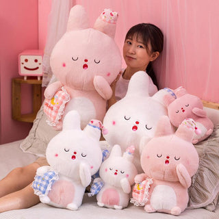 Sleeping Bunny Plush Pillows Pillows - Plushie Depot
