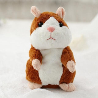Talking Hamster Doll Plush Toys Light brown Plushie Depot