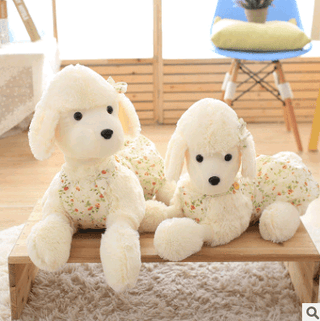 Plush toy dog figurine, VIP dog, collie, doll, plush toy White - Plushie Depot