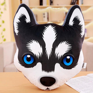Cute Artistic Dog Face Throw Pillows F 40X45CM Plushie Depot