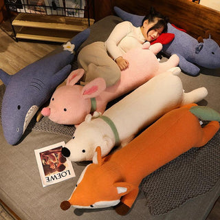 Long Animal Rest Pillows Pillows - Plushie Depot