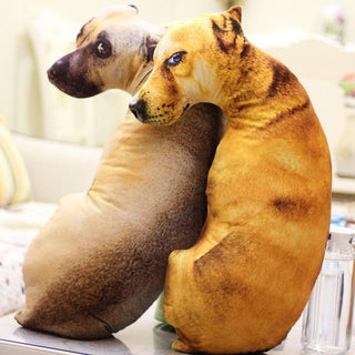 3D Realistic Animal Plush Toys: Dogs and a Tiger Stuffed Animals - Plushie Depot