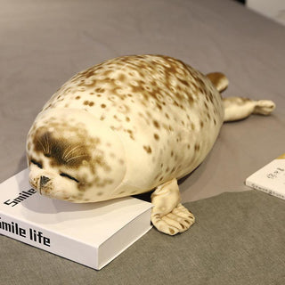 Realistic Chubby Sea Lion Plush Toy - Plushie Depot