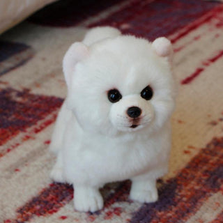 Realistic Pomeranian Dog Stuffed Animal Plushie Depot